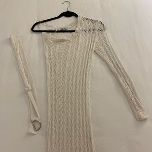 One sleeve dress